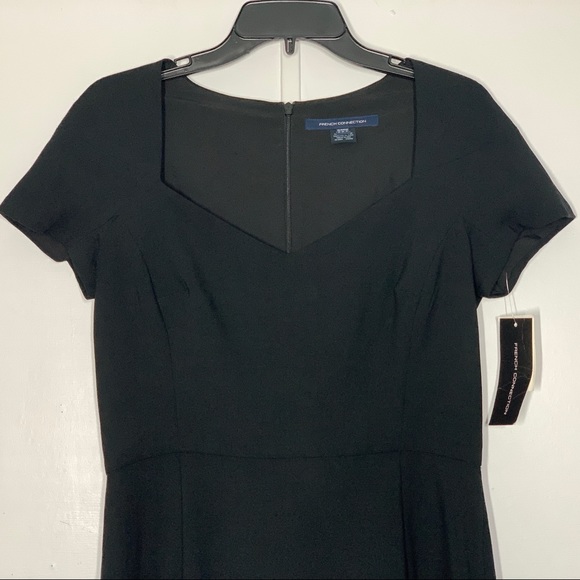 FCUK - French Connection - Whisper Sweetheart Neck Dress - Size 8 - Picture 6 of 14